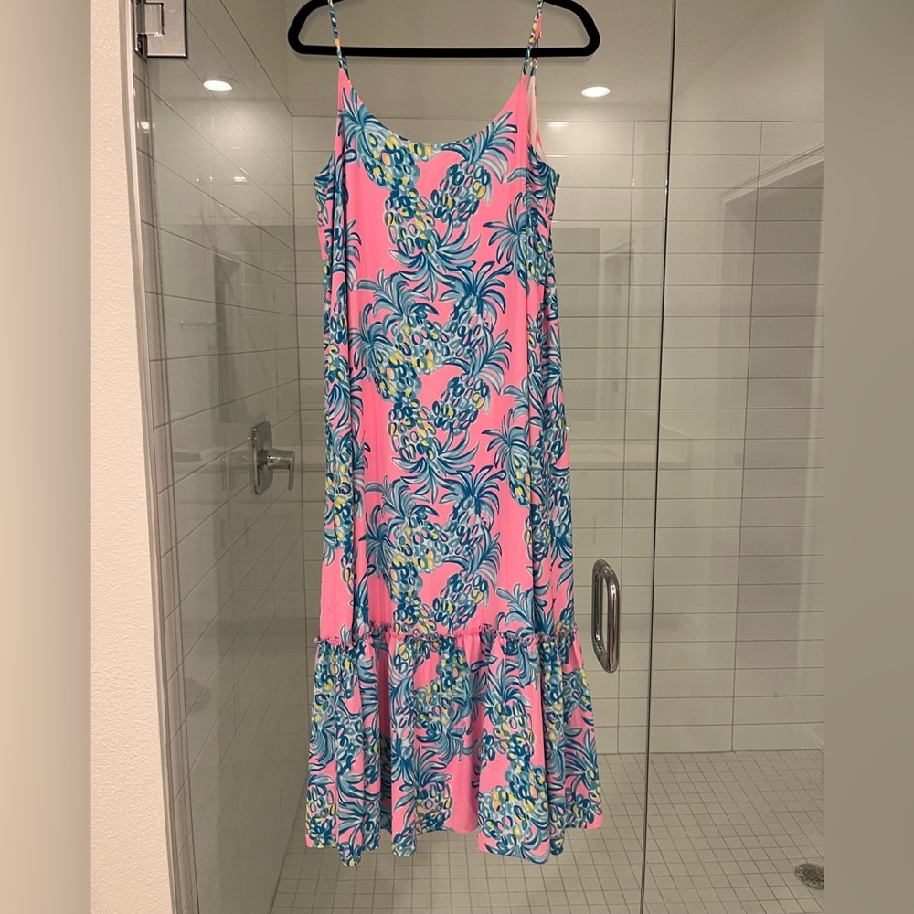Lilly Pulitzer Maxi Dress in Beat the Heat pattern. Amazing condition!